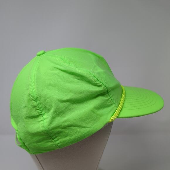 Mohr's Strapback 5 Panel Cap Green One Size Adjustable Rope Blank Outdoor - Picture 6 of 10